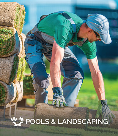 pools and landscaping